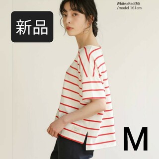 My:nia マイニア ボーダー ワイド Tシャツ(シャツ/ブラウス(長袖/七分))