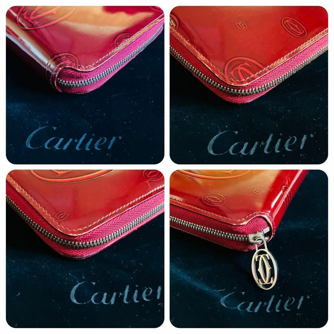 Cartier カルティエ ハッピーバースデー エナメル ロングウォレット 箱付