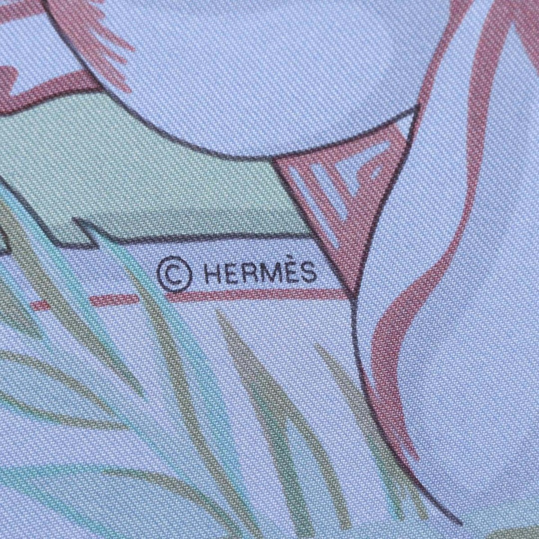 エルメス Aloha rectangle アロハ レクタングル スカーフ H942026S レディース ブルー系 HERMES [未使用品]  【アパレル・小物】 7
