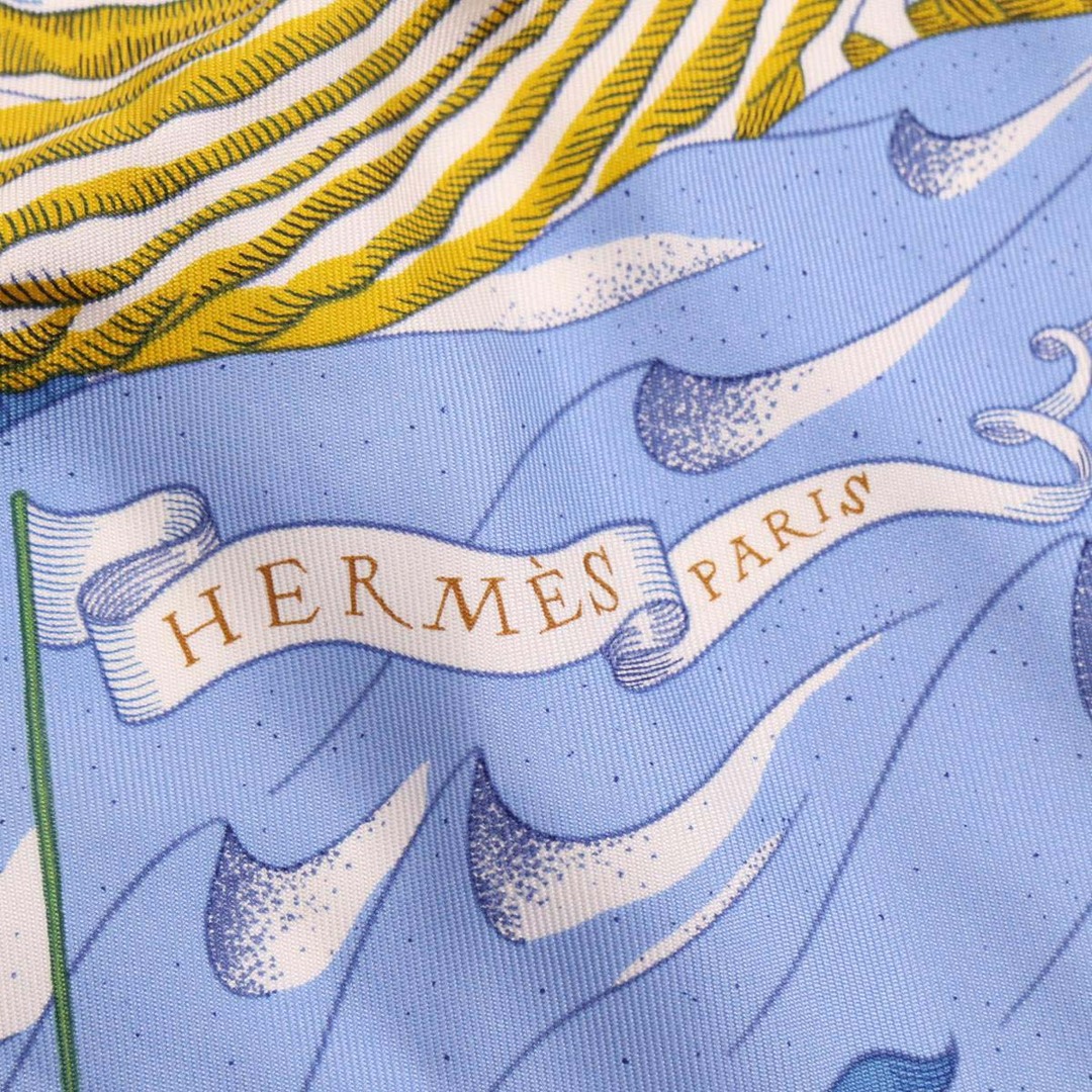 エルメス カレ90 COSMO GRAPHIA 宇宙誌 スカーフ レディース ブルー系 HERMES  【アパレル・小物】 5