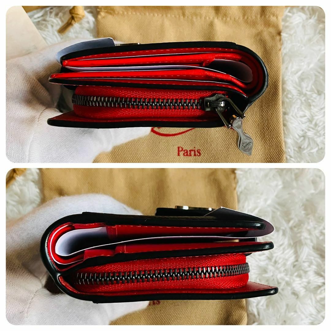 極美品・付属品完備】ルブタン パロマミニウォレット 二つ折り財布