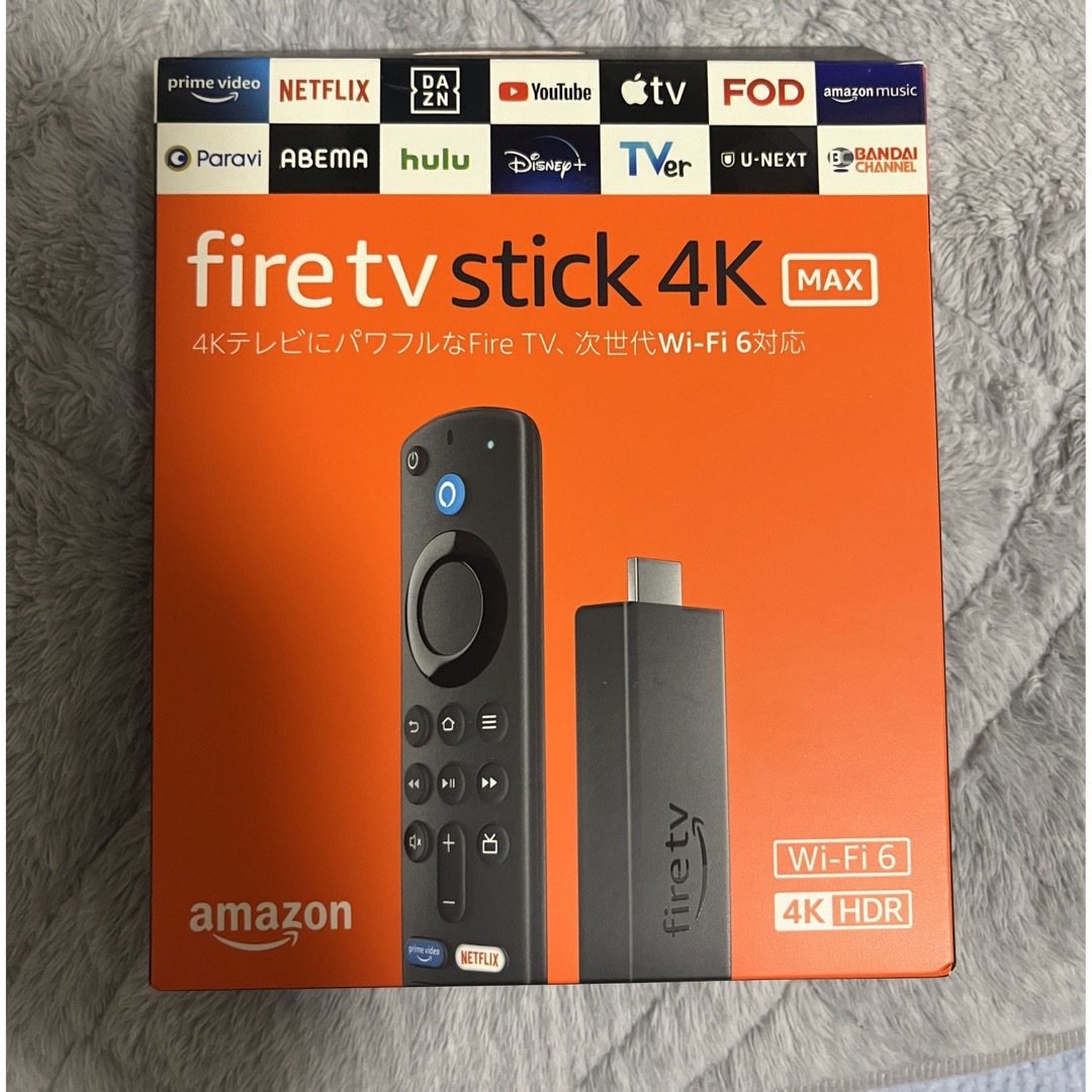 Amazon(アマゾン)のAmazon Fire TV Stick 4K Max 新品未開封 スマホ/家電/カメラのテレビ/映像機器(映像用ケーブル)の商品写真