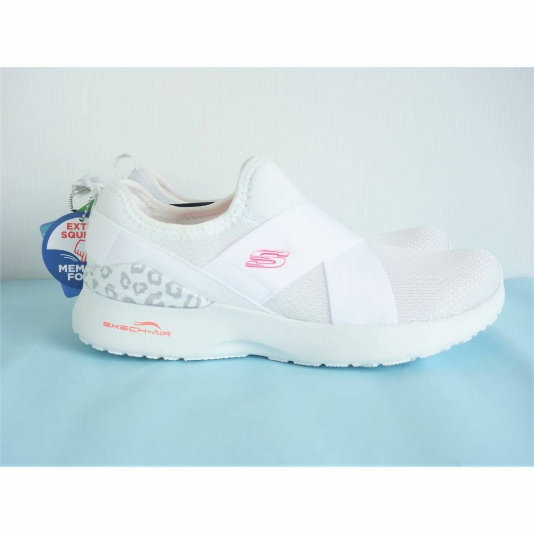 SKECHERS(スケッチャーズ)の【未使用】SKECHERS メッシュスニーカー 23.5cm WHT【0532】 レディースの靴/シューズ(スニーカー)の商品写真