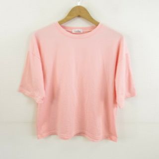 アザー(other)のFASHIONS カットソー Tシャツ 五分袖 ピンク *T557(その他)