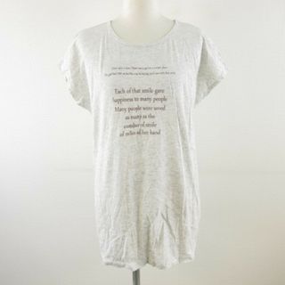 アザー(other)のGOODDAY MOOD カットソー Tシャツ フレンチスリーブ ロゴ M L(Tシャツ(半袖/袖なし))