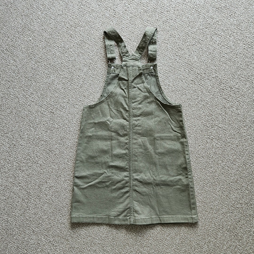 H&M(エイチアンドエム)のH&M 140cmジャンスカ キッズ/ベビー/マタニティのキッズ服女の子用(90cm~)(ワンピース)の商品写真