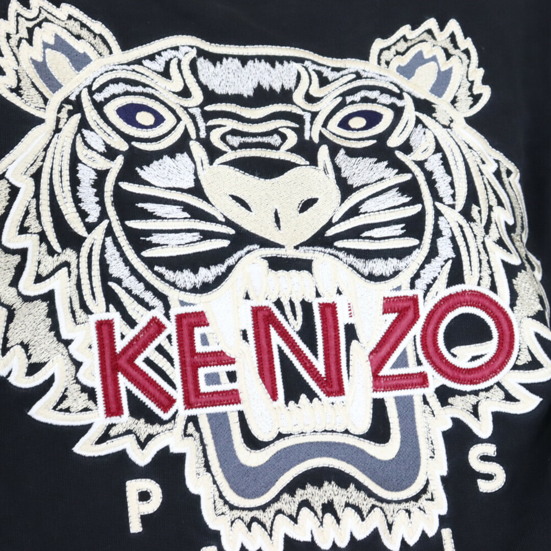 KENZO ケンゾー タイガー ビッグロゴ刺繍クルーネックスウェット