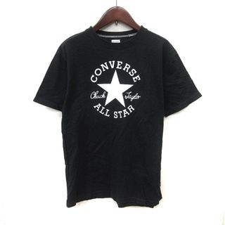 コンバース(CONVERSE)のコンバース  Tシャツ カットソー 半袖 L 黒 ブラック /YI(Tシャツ/カットソー(半袖/袖なし))