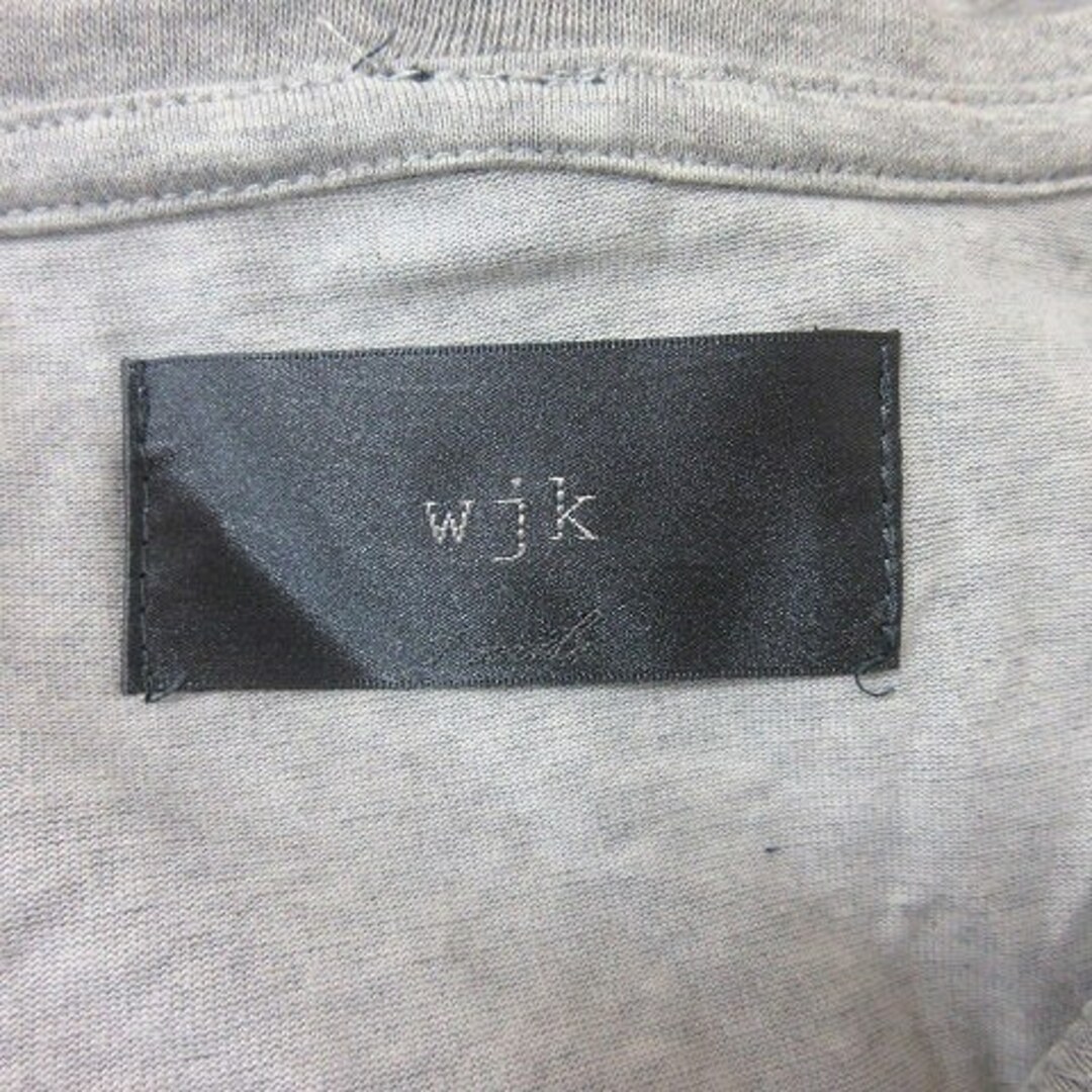 wjk(ダブルジェーケー)のダブルジェイケイ Tシャツ カットソー Vネック 半袖 S グレー /YI メンズのトップス(Tシャツ/カットソー(半袖/袖なし))の商品写真