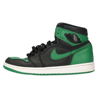 ナイキ(NIKE)のNIKE ナイキ AIR JORDAN 1 RETRO HIGH OG PINE GREEN エアジョーダン1 レトロ ハイ パイン グリーン ハイカットスニーカーシューズ グリーン US8.5 555088-030(スニーカー)