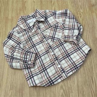 ザラキッズ(ZARA KIDS)のZARA BABY チェック柄ネルシャツ 104cm(ブラウス)