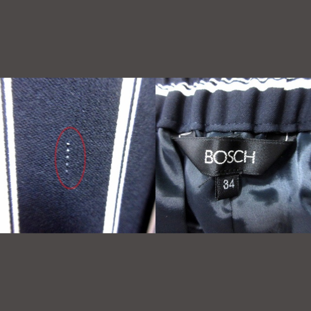 BOSCH(ボッシュ)のボッシュ BOSCH パンツ スラックス ストライプ 34 紺 レディースのパンツ(その他)の商品写真