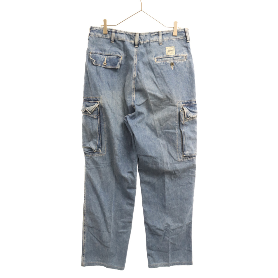 【90s／初期品】RRL デニムカーゴパンツ　三つ星　トラックタグ　28/30