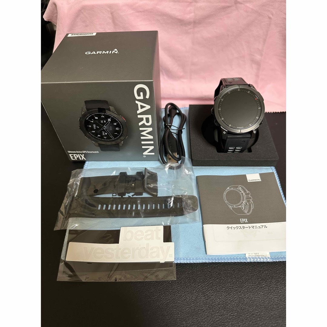 GARMIN EPIX Sapphire Carbon Gray【送料込】