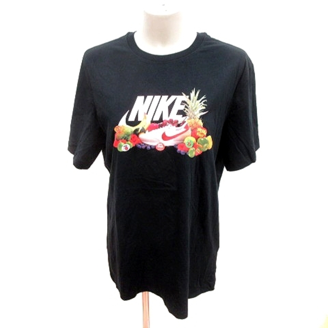 NIKE(ナイキ)のナイキ NIKE Tee カットソー Uネック 半袖 L 黒 ブラック /RT レディースのトップス(カットソー(半袖/袖なし))の商品写真