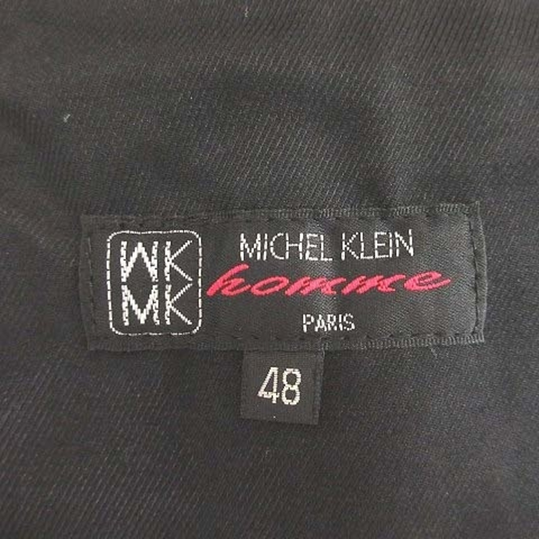 MK MICHEL KLEIN homme(エムケーミッシェルクランオム)のエムケーミッシェルクランオム ミリタリージャケット 48 黒 ■MO メンズのジャケット/アウター(その他)の商品写真