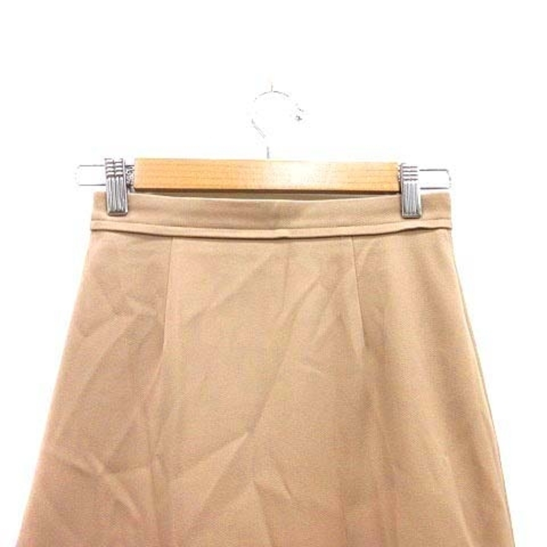 M-premier(エムプルミエ)のM-Premier COUTURE フレアスカート ひざ丈 34 ベージュ レディースのスカート(ひざ丈スカート)の商品写真