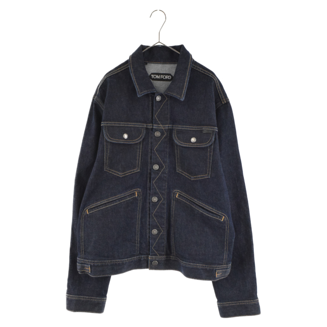 TOM FORD トムフォード 20AW ICON DENIM ステッチデザイン アイコン デニムジャケット インディゴ TFD116