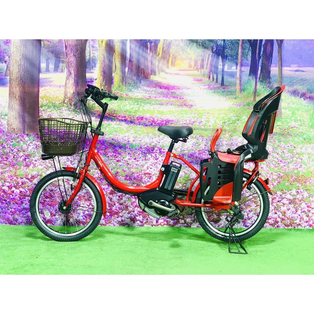 ☆52子供乗せ21電動アシスト自転車ヤマハ20インチ - 自転車本体