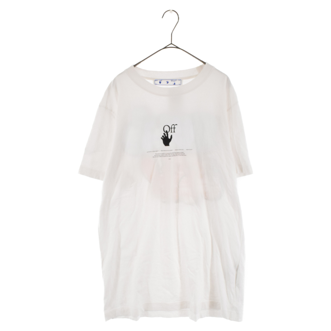 OFF-WHITE オフホワイト 21SS GRAFF SLIM T-shirt グラフィティーロゴ プリント 半袖 クルーネック Tシャツ ホワイト OMAA027R21JER008