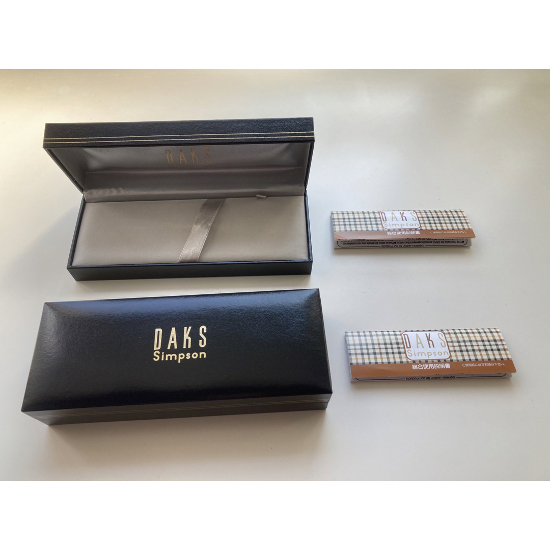 DAKS(ダックス)の新品未使用　DAKS Simpson ペンケース（ケースのみ）　２個でセット インテリア/住まい/日用品の文房具(ペンケース/筆箱)の商品写真