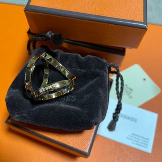 エルメス(Hermes)の【新品】スカーフリング トリオ ゴールド　エルメス(その他)