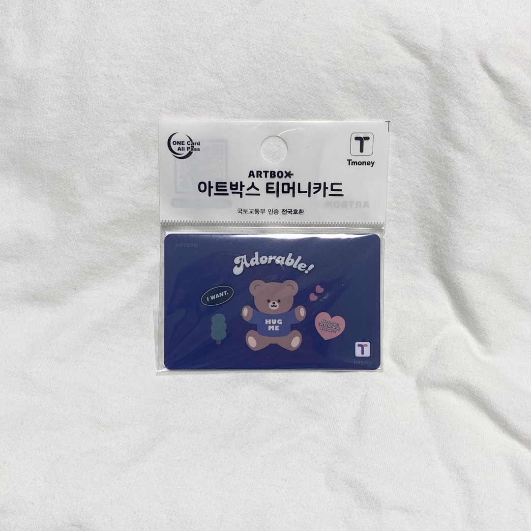 【未開封】韓国　T-moneyカード　交通カード　キャラクター　くま　クマ　旅行 | フリマアプリ ラクマ