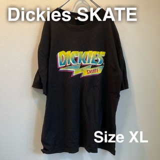 ディッキーズ(Dickies)のDickies ディッキーズ  スケート　ボード　Tシャツ　XL ブラック　黒(Tシャツ/カットソー(半袖/袖なし))