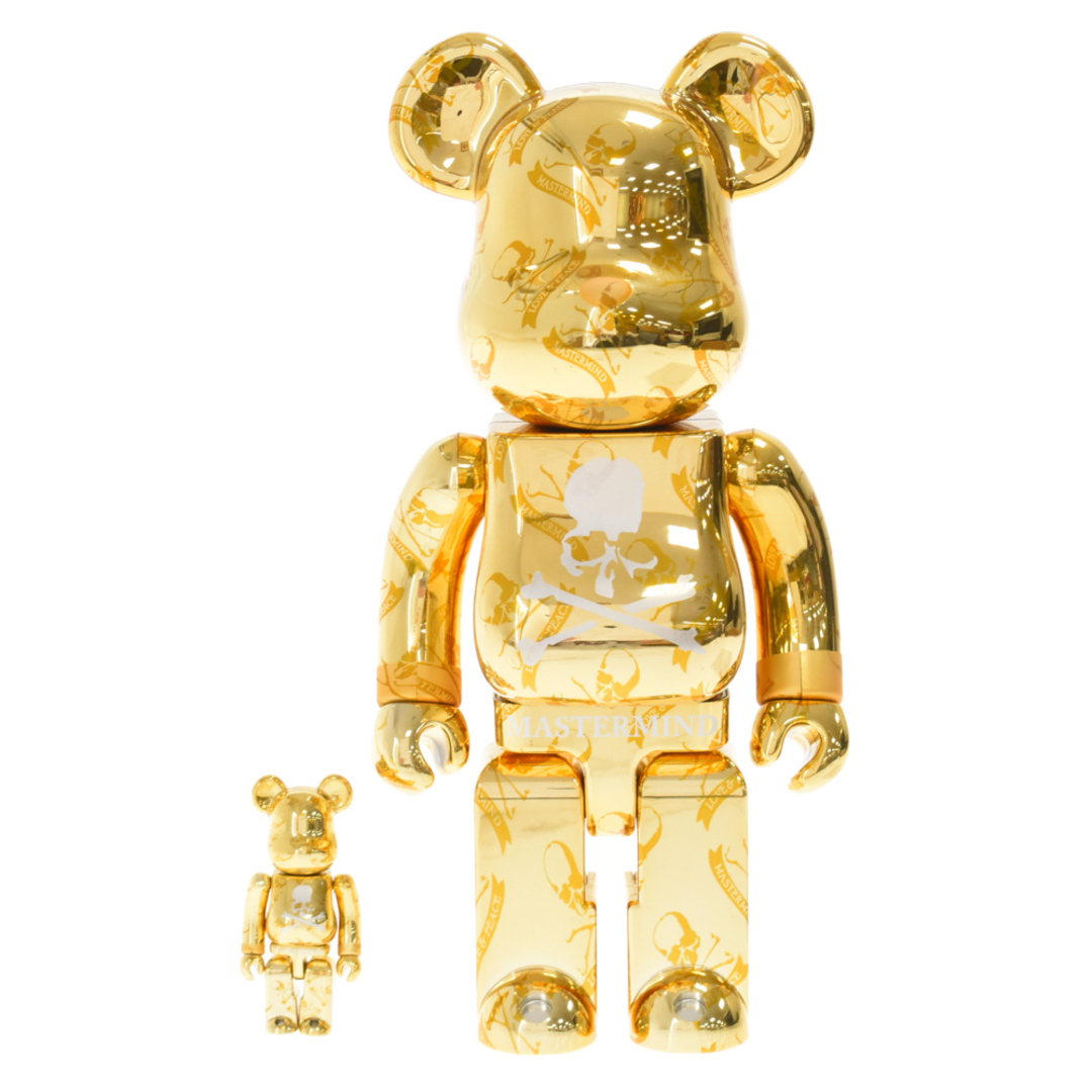 MEDICOM TOY メディコムトイ BE@RBRICK mastermind JAPAN GOLD 100%/400% ベアブリック マスターマインド ジャパン ゴールド