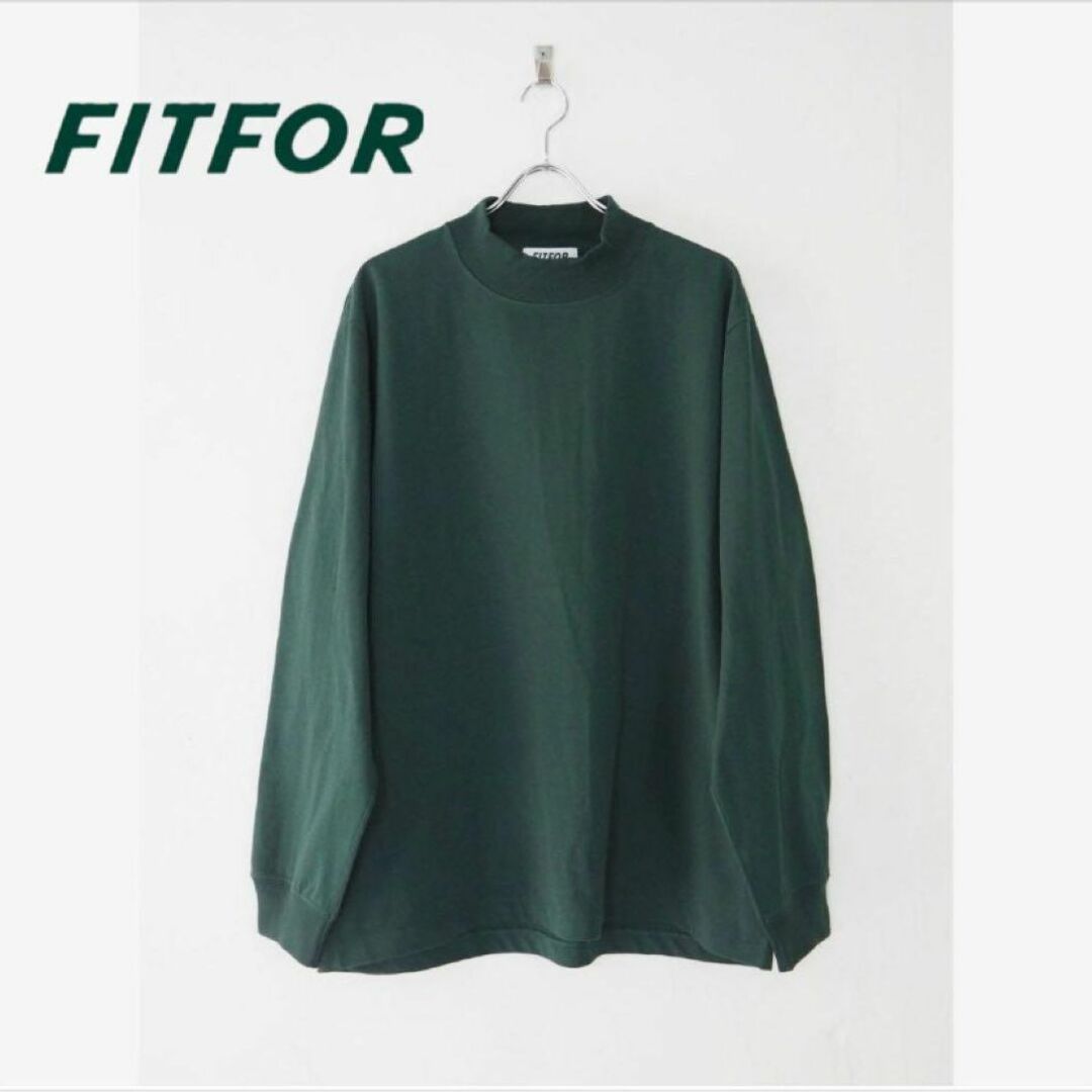 FITFOR MOCK NECK LONG SLEEVE TEE -GREEN-