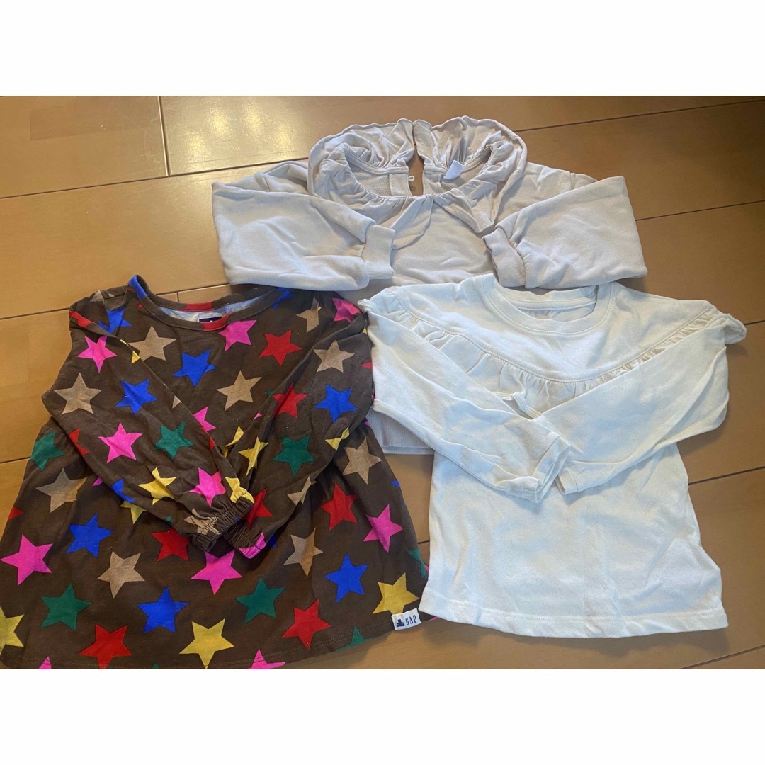 GAP Kids(ギャップキッズ)のGAP. 3歳　3着セット キッズ/ベビー/マタニティのキッズ服女の子用(90cm~)(Tシャツ/カットソー)の商品写真