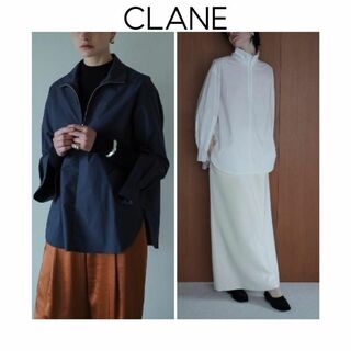 【最終値下げ】CLANE クラネ  ハーフジップ スタンドカラー シャツ