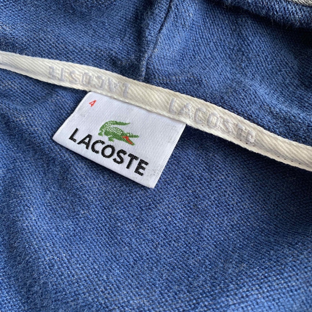 LACOSTE(ラコステ)のラコステLACOSTEパーカー★ダブルジップ★サイズ4  メンズのトップス(パーカー)の商品写真