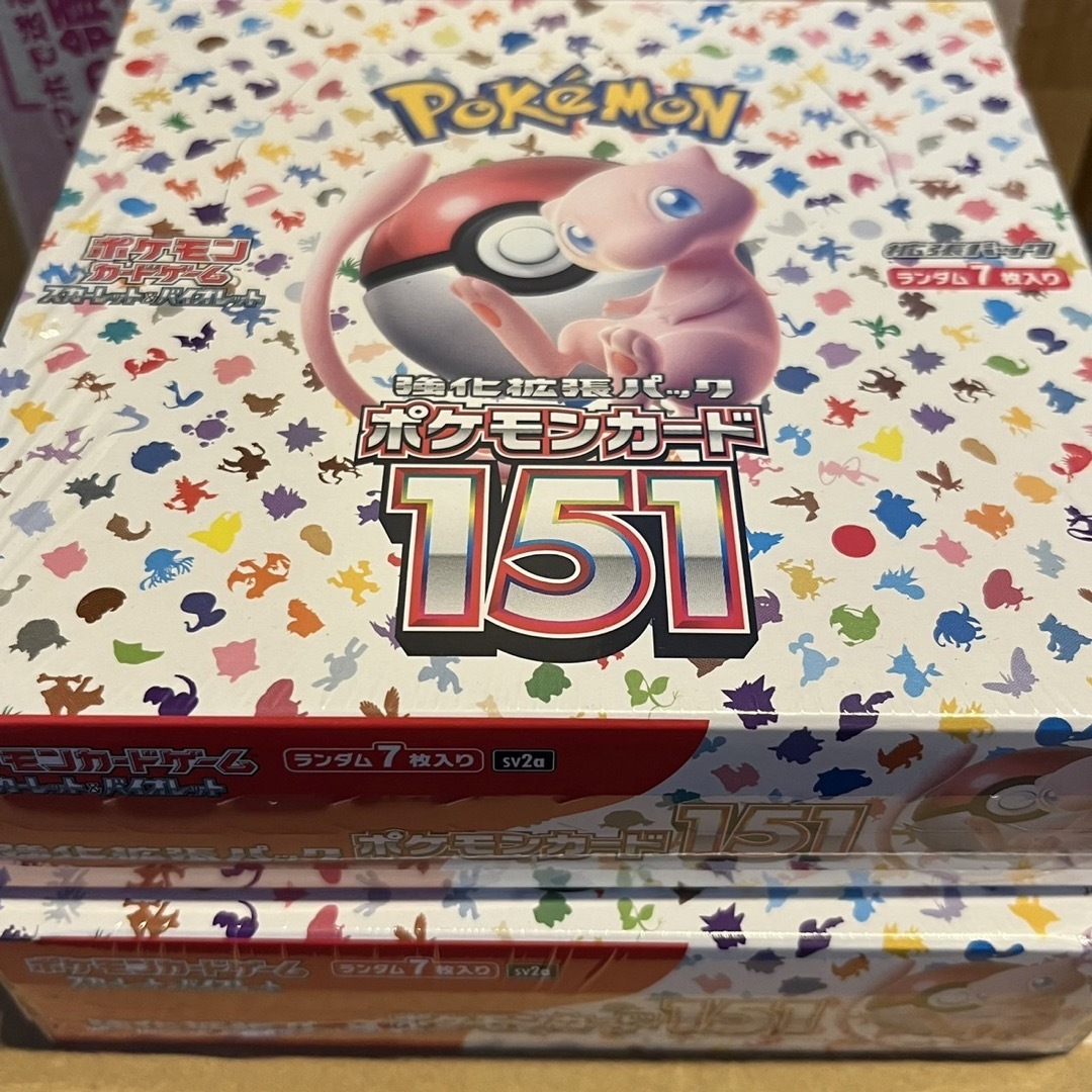 特別価格 ポケモンカード151 新品未開封シュリンク付 2BOX 新品未開封