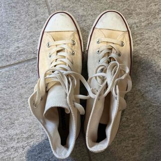 コンバース(CONVERSE)のconverse キャンバス生地　8ハーフ　26.5センチ(スニーカー)