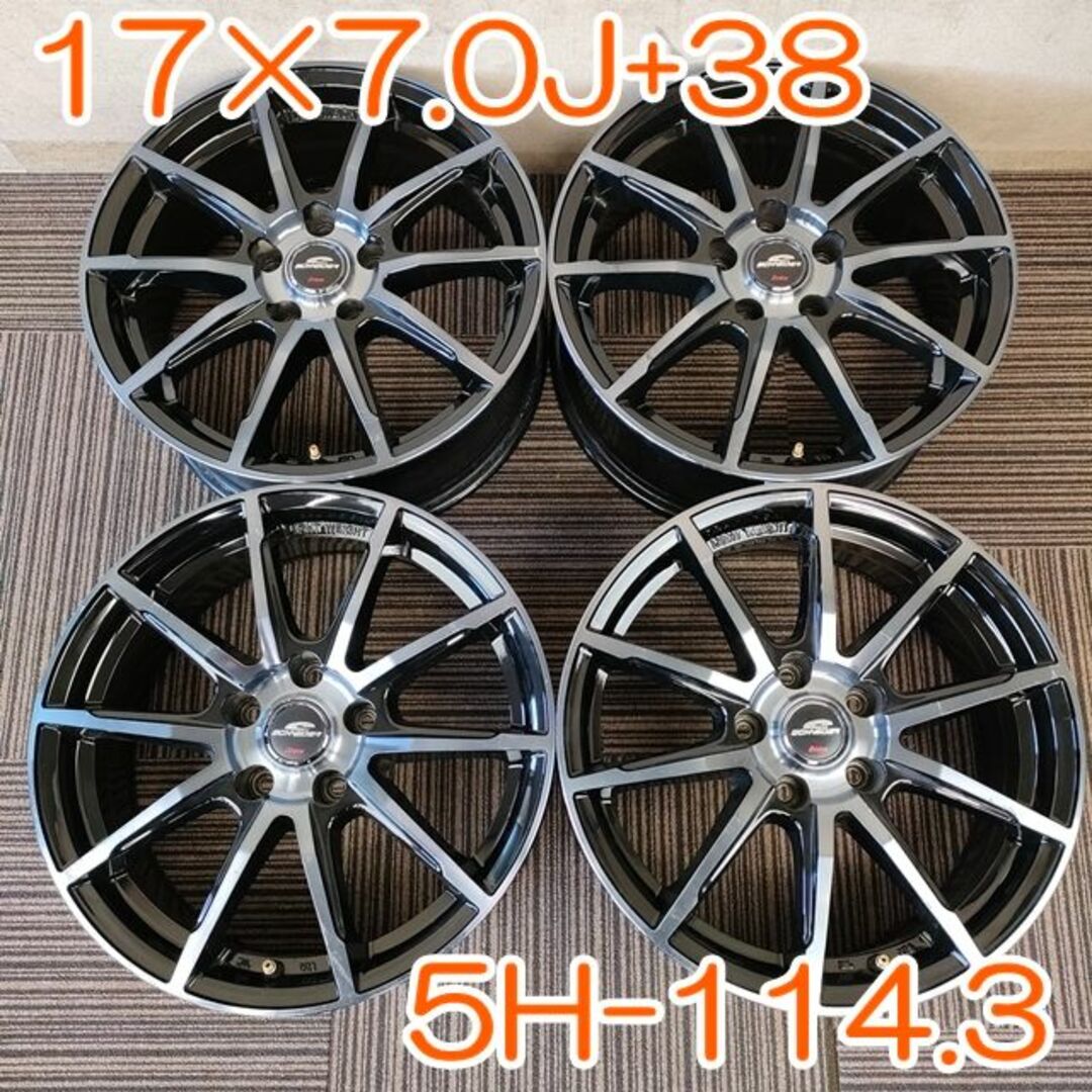 SCHNEIDER 17×7.0J+38 5H×114.3 ４本YH121