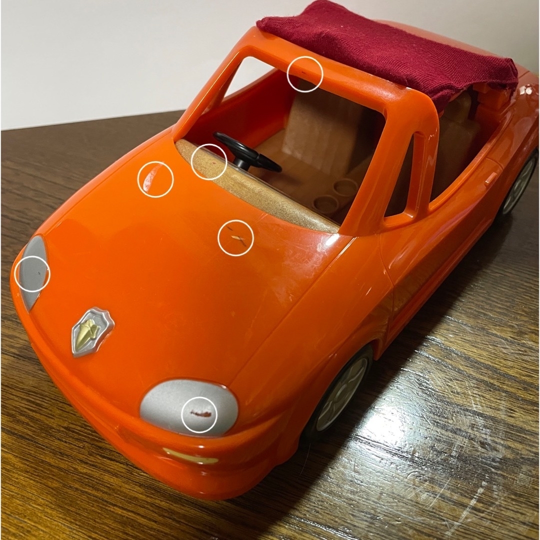 シルバニアファミリー(シルバニアファミリー)のシルバニアファミリーオープンカー エンタメ/ホビーのおもちゃ/ぬいぐるみ(キャラクターグッズ)の商品写真