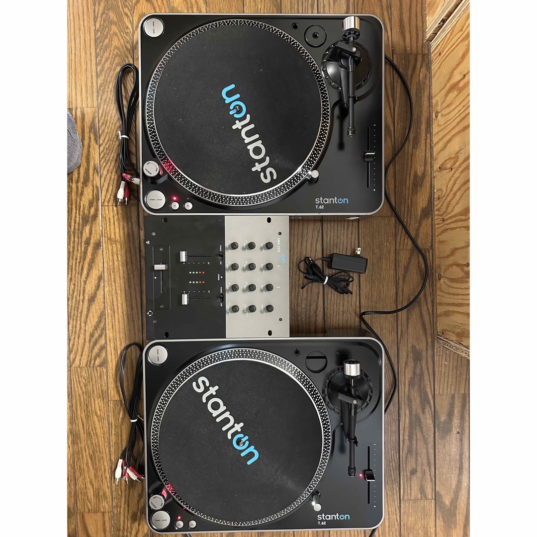 STANTON T.62ターンテーブル2台 +ミキサーSMX.202 | ortigueiramais.com.br