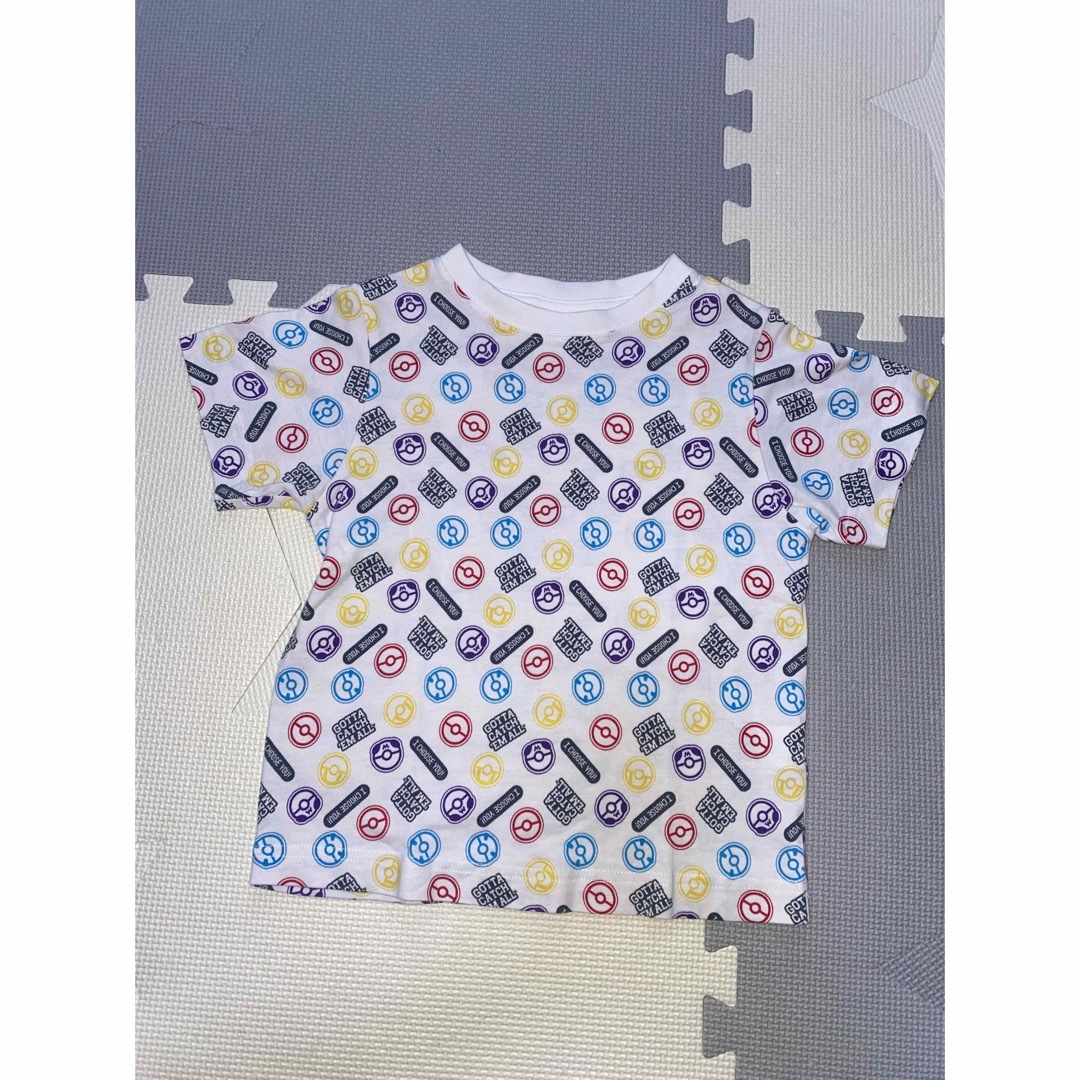 GU(ジーユー)のポケモンTシャツ　110 キッズ/ベビー/マタニティのキッズ服男の子用(90cm~)(Tシャツ/カットソー)の商品写真