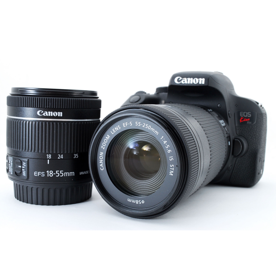 キャノン canon kiss x 9i 標準&望遠ダブルレンズセット キャノン canon kiss x 9i 標準&望遠ダブルレンズセット