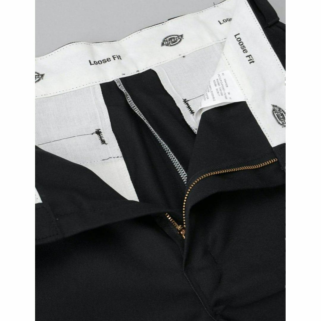 新品未使用　Dickiesダブルニー　34×30 ブラック ワークパンツ ワイド