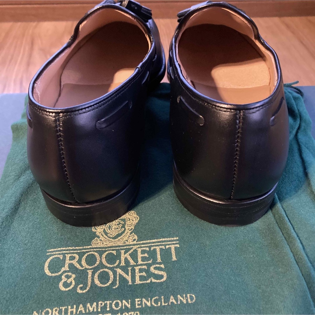 新品未使用　Crockett&Jones CAVENDISH3 ローファーレザーソールサイズ