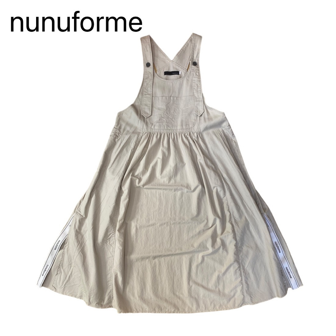 nunuforme 1サイズ オトナ ジャンパースカート レディースのワンピース(ロングワンピース/マキシワンピース)の商品写真