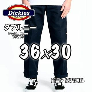 ディッキーズ(Dickies)の【新品・送料無料】36×30 ダブルニー ブラック ディッキーズ  ワークパンツ(ワークパンツ/カーゴパンツ)