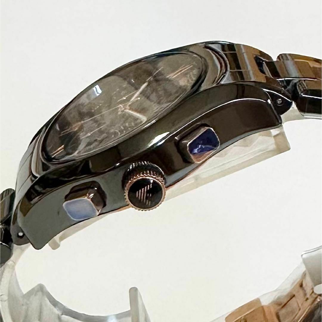 新品！アルマーニ AR1410 腕時計クロノグラフ メンズ ブラック ダイヤル