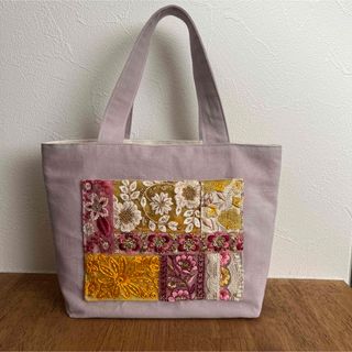 No.170 インド刺繍リボン ミニトートバッグ(バッグ)