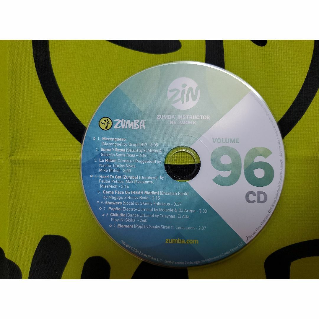 【セット】ZUMBA ZIN 96 DVD & CD