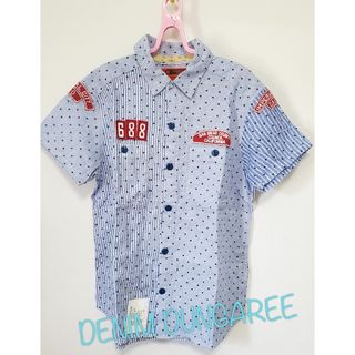 デニムダンガリー(DENIM DUNGAREE)の【150】新品　デニム&ダンガリー　半袖　シャツ(Tシャツ/カットソー)