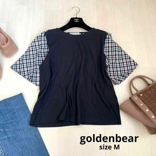 ゴールデンベア(Golden Bear)のgoldenbear ゴールデンベア　切り返しトップス　トップス　Mサイズ　半袖(Tシャツ(半袖/袖なし))