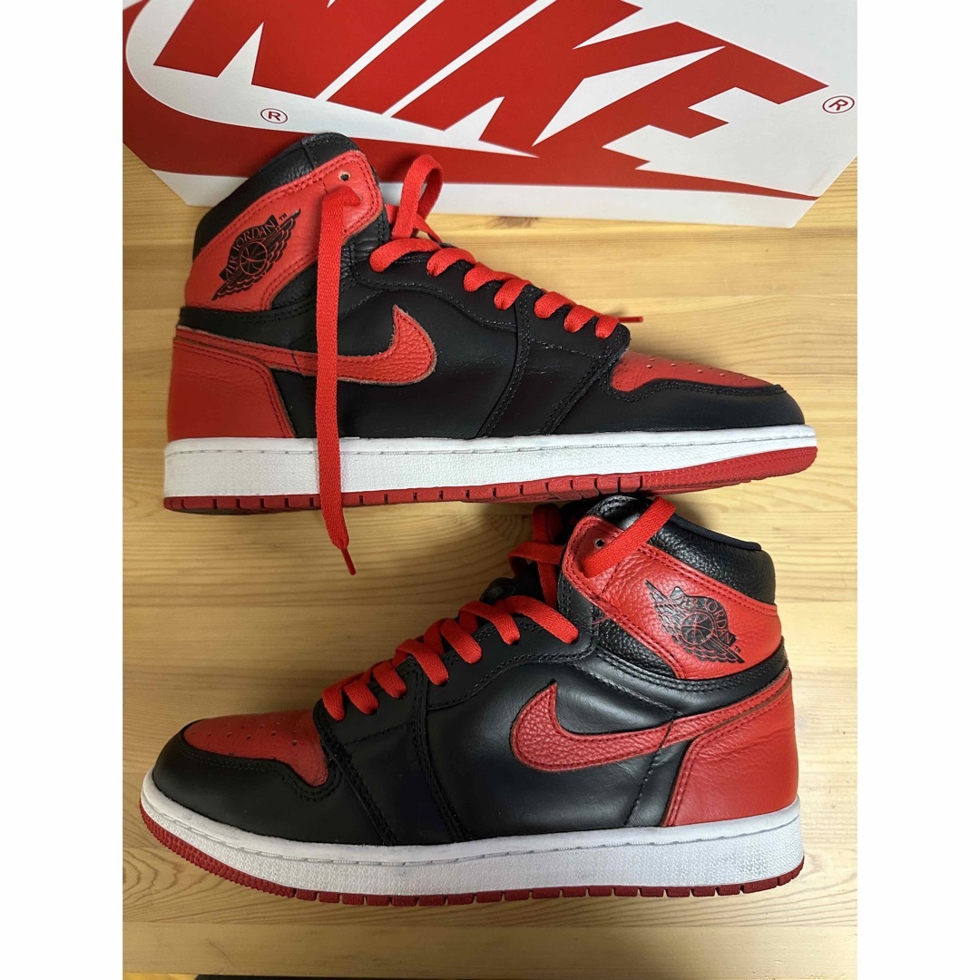 NIKEAir Jordan1 Hi OG Bred Custom"Heritage"